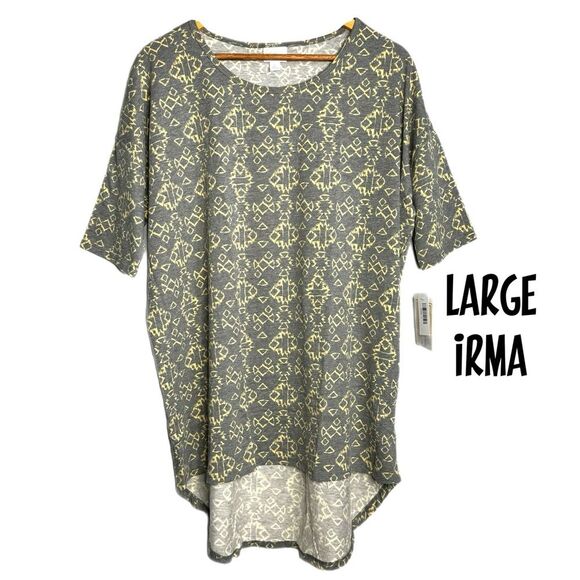 LuLaRoe Tops - NWT LARGE OVERSIZED TUNIC, LuLaRoe Irma